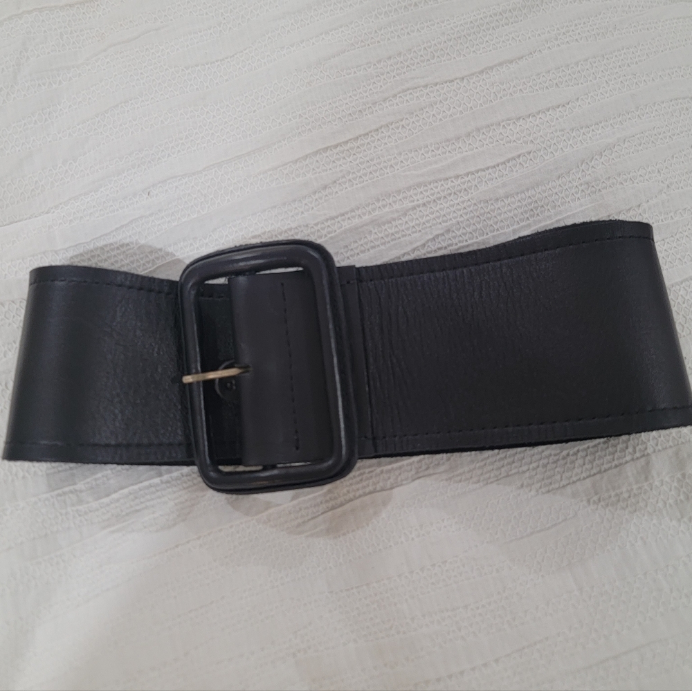 Chocolate Belt Lether 34"× 3" Size S/M